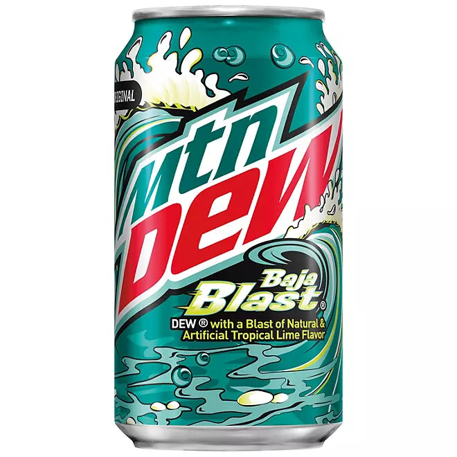 Mountain Dew Baja Blast, Pack of 36