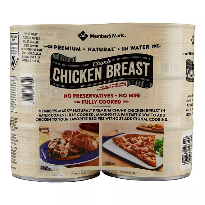 MM Premium Chunk Chicken Breast, 6 Pack of 12.5 oz.