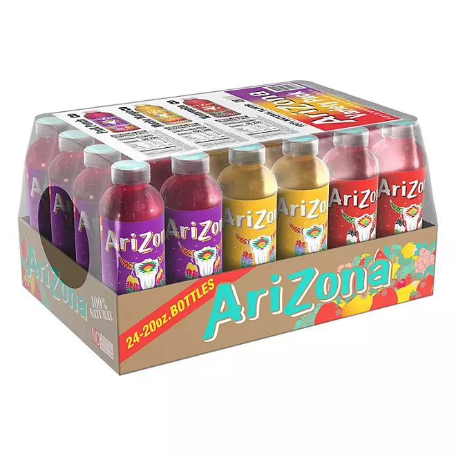 AriZona Juice Cocktail Variety Pack, 24 Pack of 20 fl oz.