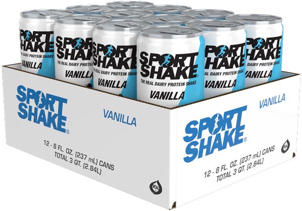 Sport Shake Vanilla Power Shake, 12 Pack of 11 oz.