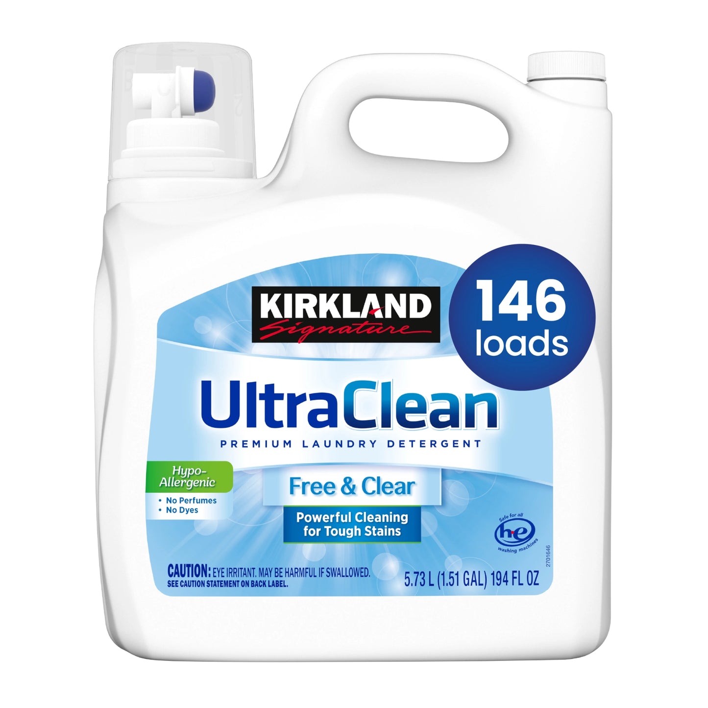 Ultra Clean Liquid Laundry Detergent, WHITE