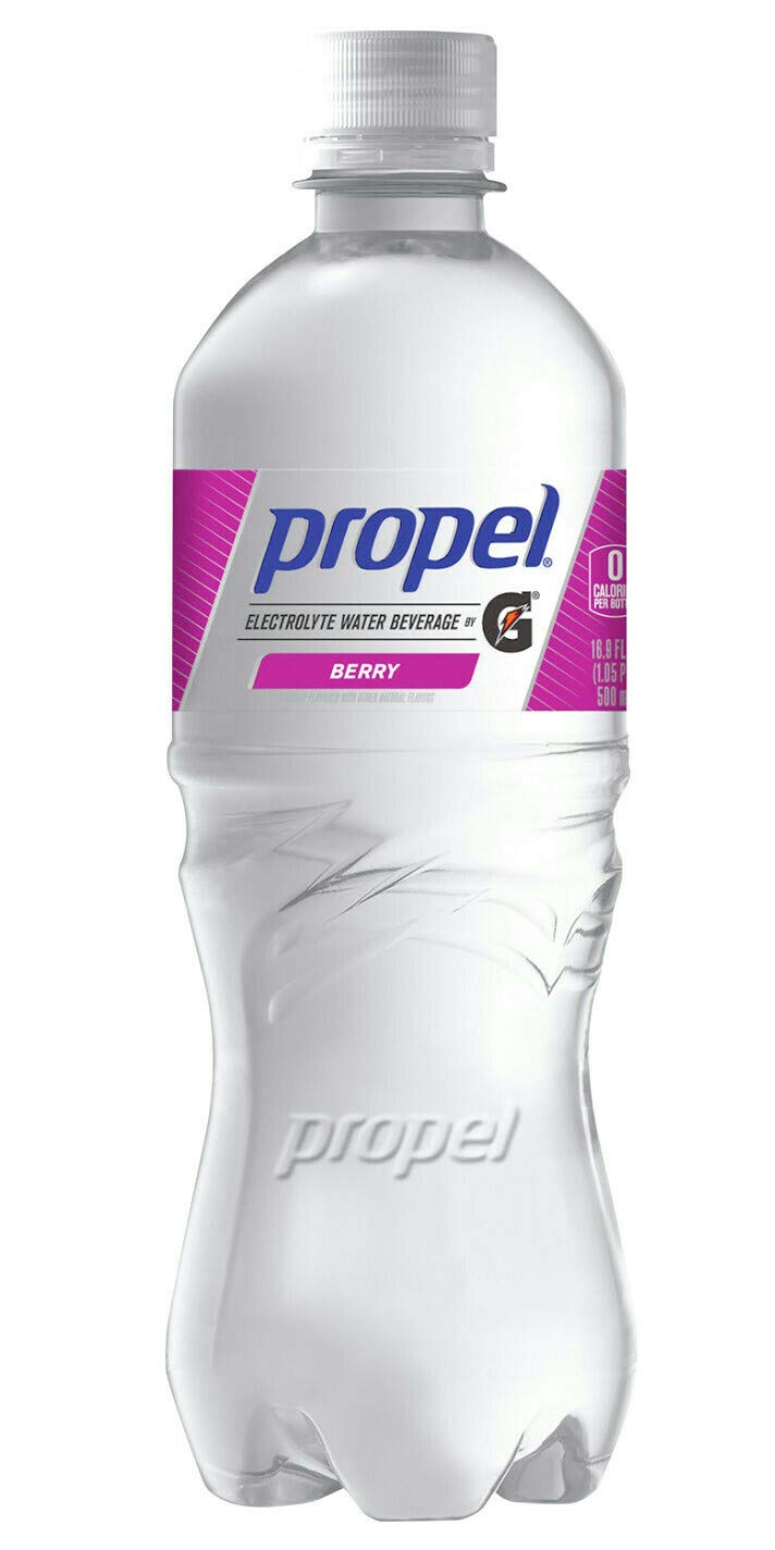 Propel Zero Calories Pack of 24 Bottles, Kiwi Strawberry, Grape and Berry