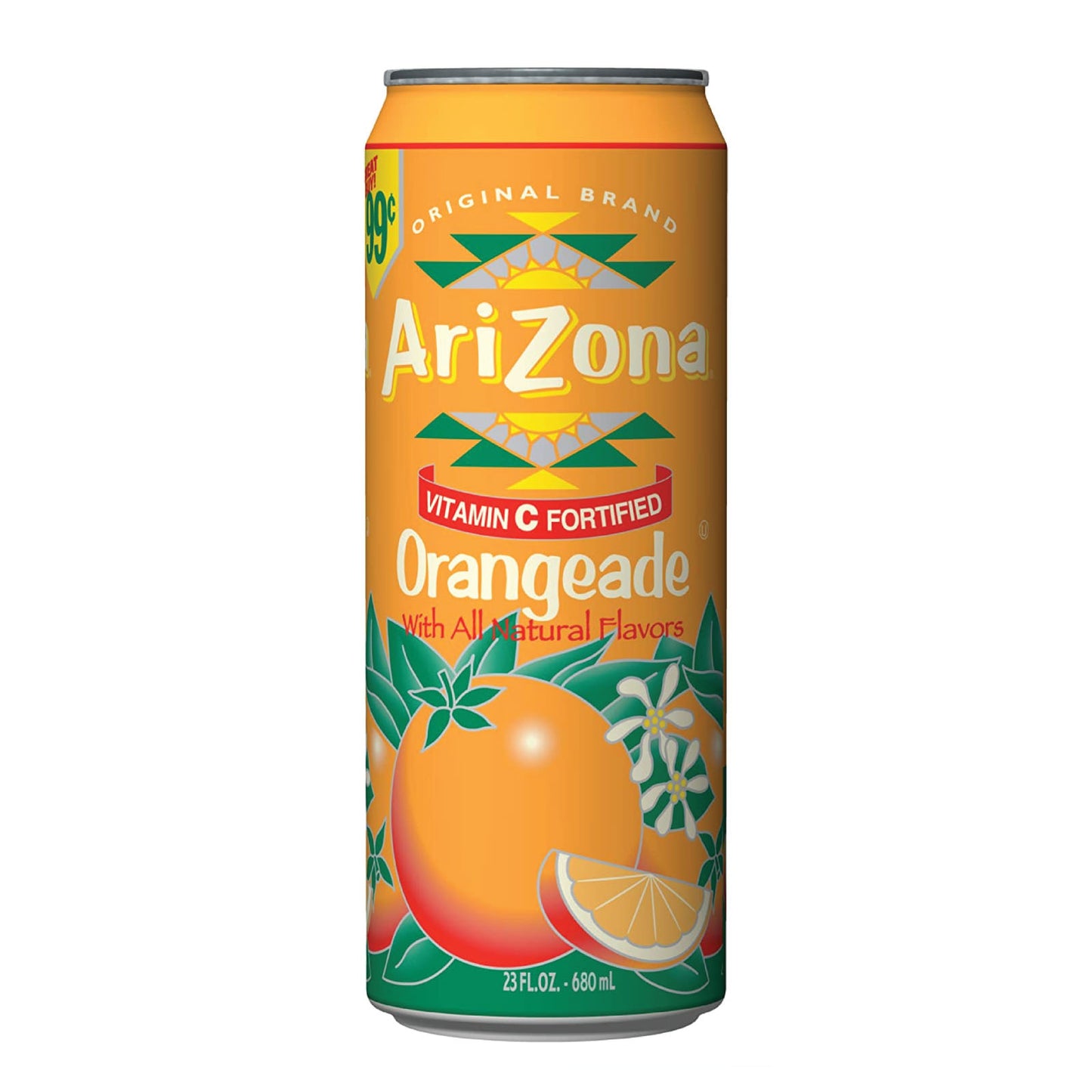 Arizona Orangeade Natural Flavor Juice, 24 pack