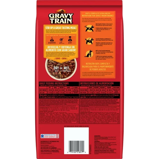 Gravy Train Beefy Classic Dry Dog Food, 3.5 lb