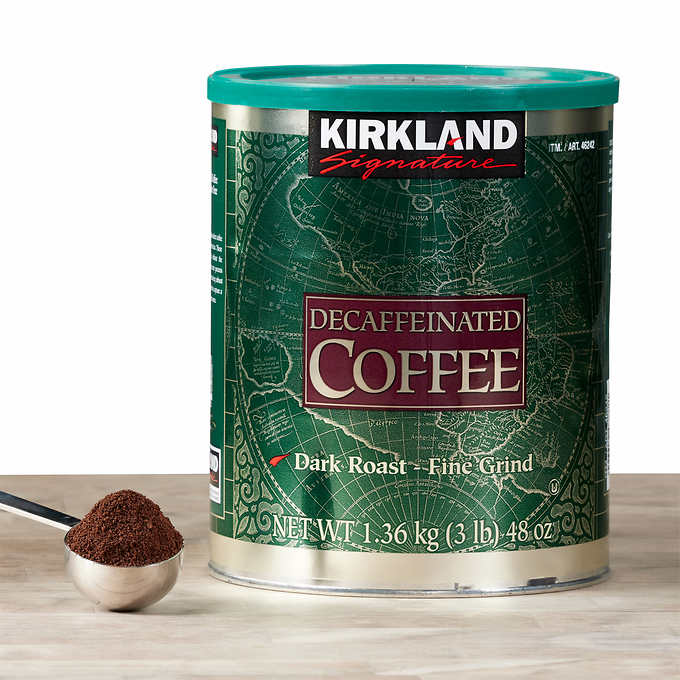 KS Decaffeinated Coffee, Dark Roast, 3 lbs