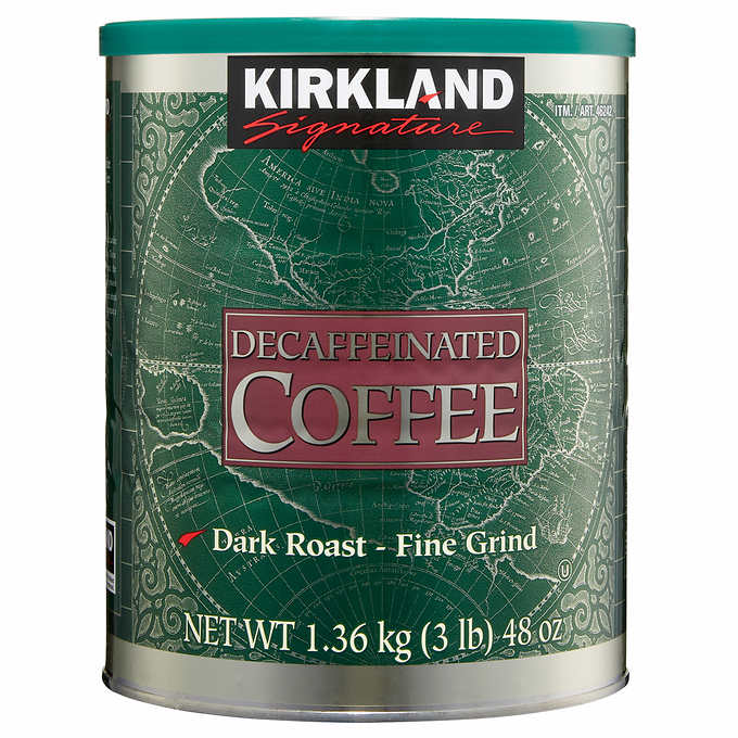 KS Decaffeinated Coffee, Dark Roast, 3 lbs