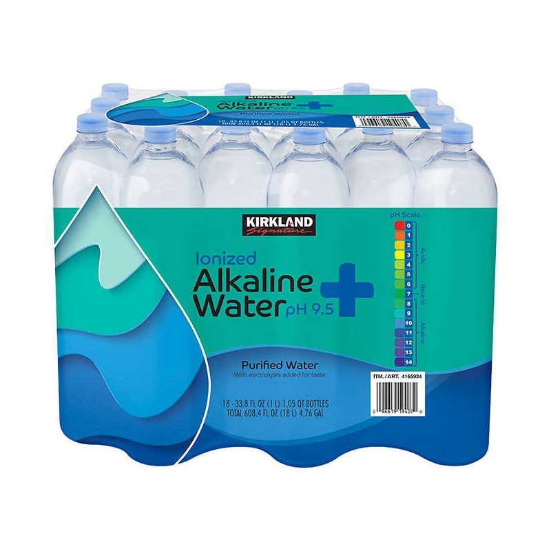 Signature Ionized Alkaline Water pH 9.5 18 Pack of 1L